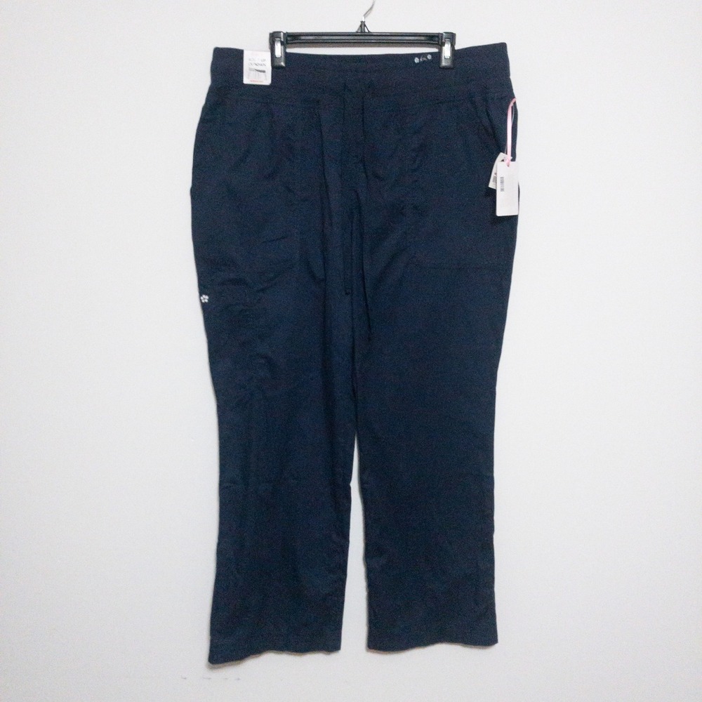Koi Morgan Scrub Pants Womens 2X (38x30) Blue Stretch Nurse Health Work New